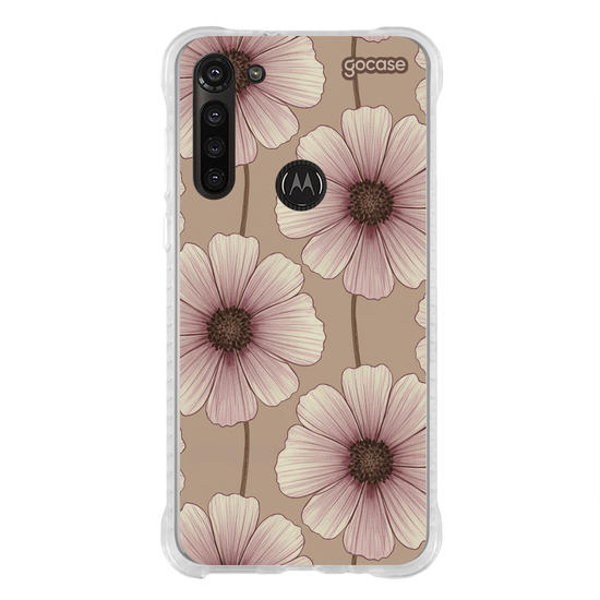 Capinha para celular  Aesthetic Brown Flowers
