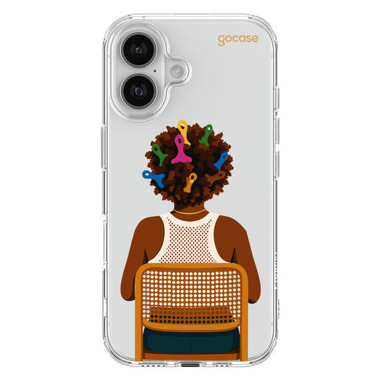 Capinha para celular  Afro Hair