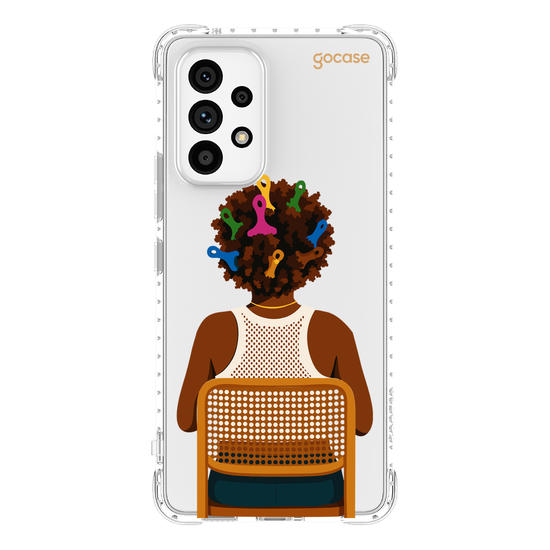 Capinha para celular  Afro Hair