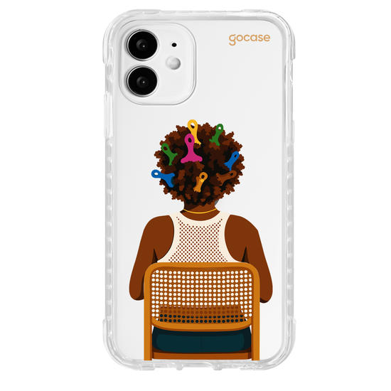 Capinha para celular  Afro Hair