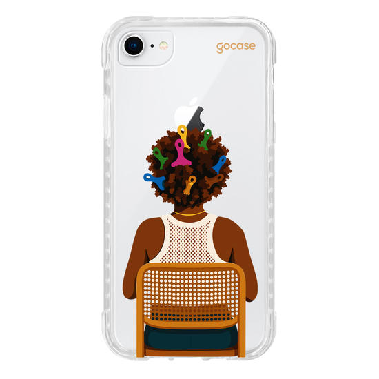 Capinha para celular  Afro Hair