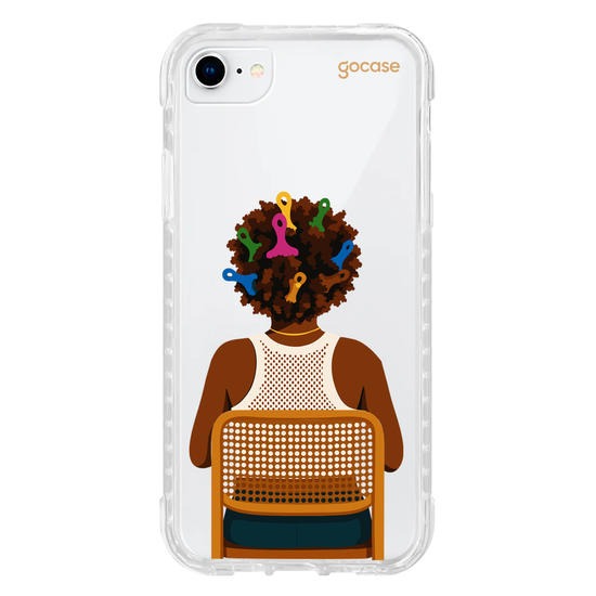 Capinha para celular  Afro Hair