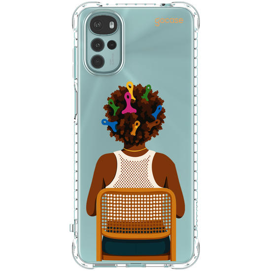 Capinha para celular  Afro Hair