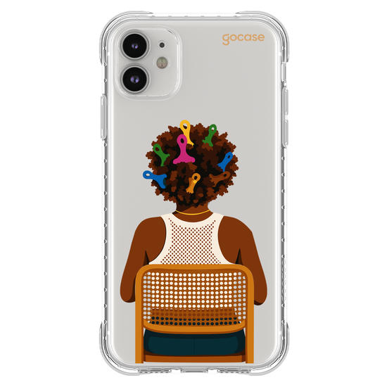 Capinha para celular  Afro Hair