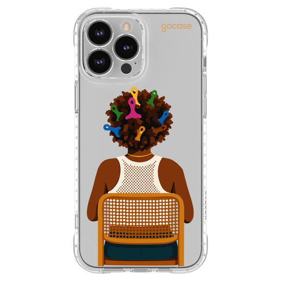 Capinha para celular  Afro Hair
