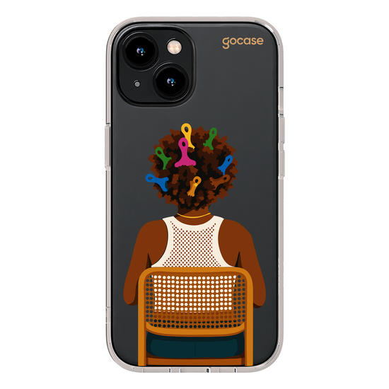 Capinha para celular  Afro Hair