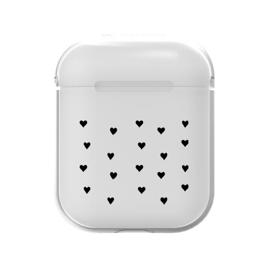 AirPods Case - Black Hearts