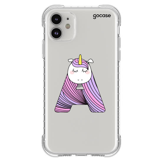 Capinha para celular  Inicial Unicórnio