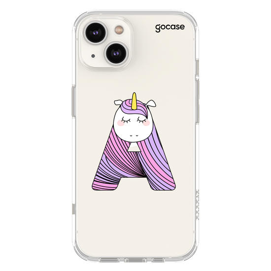 Capinha para celular  Inicial Unicórnio