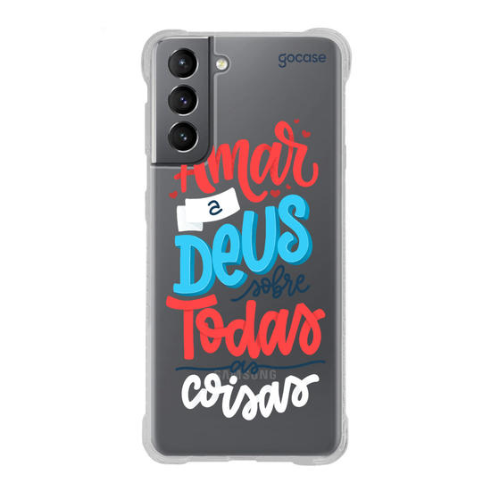 Capinha para celular Amar a Deus