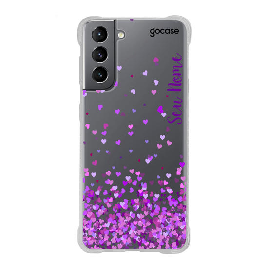 Capinha para celular Amor Roxo