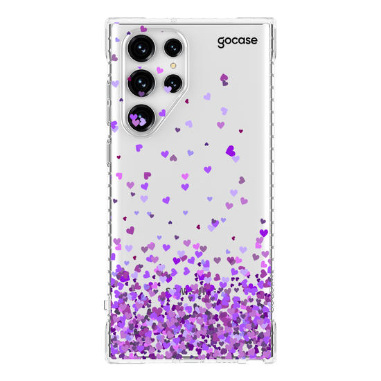 Capinha para celular Amor Roxo
