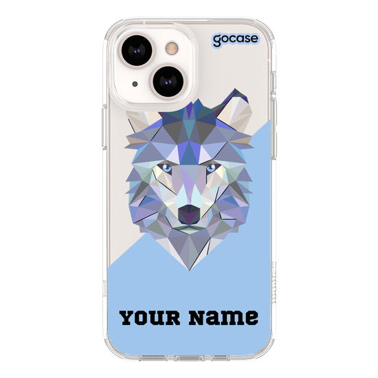 Geometric Animal - Wolf Phone Case
