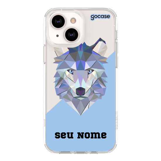 Capinha para celular Animal Geométrico - Lobo