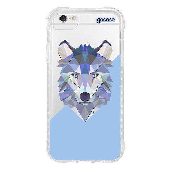 Capinha para celular Animal Geométrico - Lobo