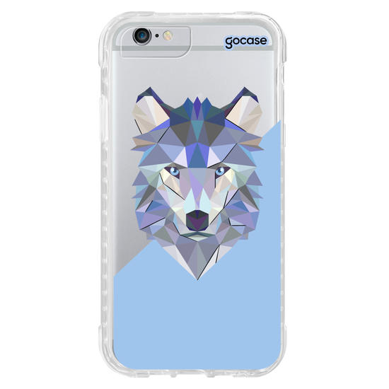 Capinha para celular Animal Geométrico - Lobo