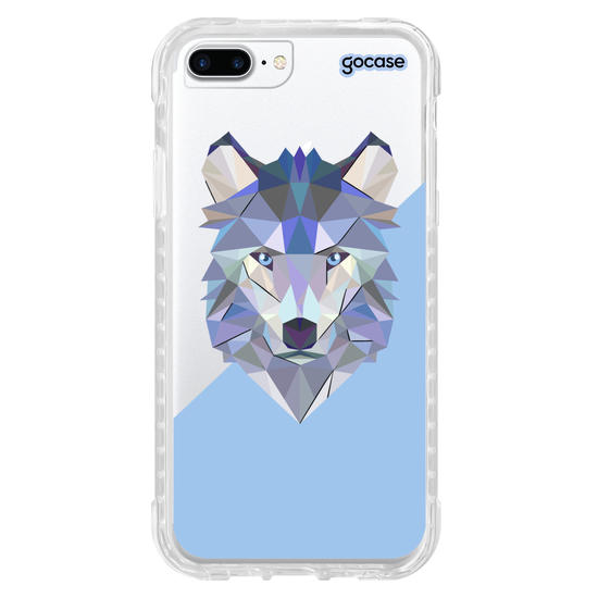 Capinha para celular Animal Geométrico - Lobo