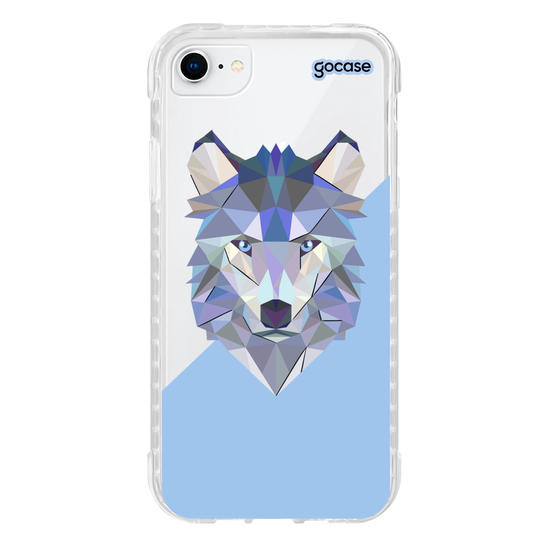 Capinha para celular Animal Geométrico - Lobo