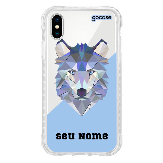 Capinha para celular Animal Geométrico - Lobo