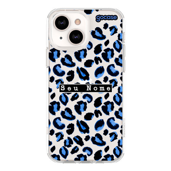Capinha para celular Animal Print - Azul