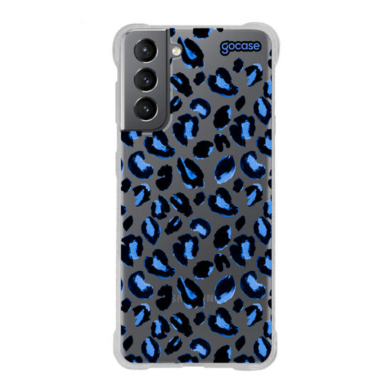 Capinha para celular Animal Print - Azul