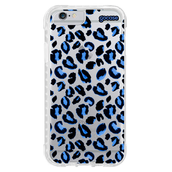 Capinha para celular Animal Print - Azul