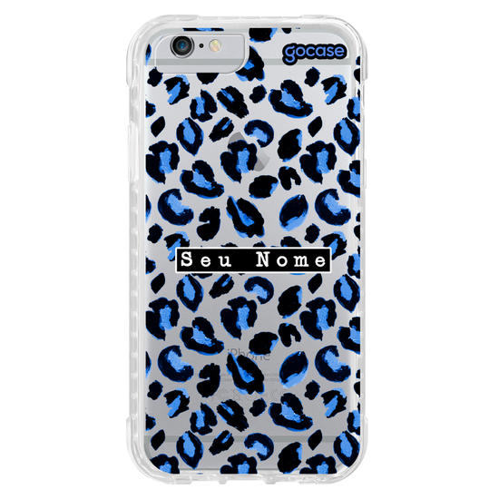 Capinha para celular Animal Print - Azul