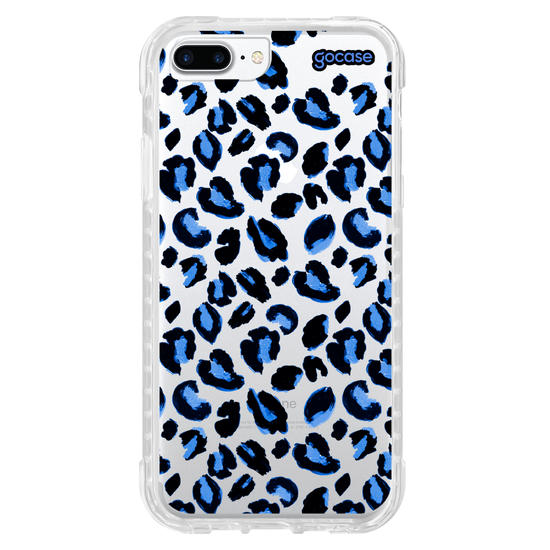 Capinha para celular Animal Print - Azul
