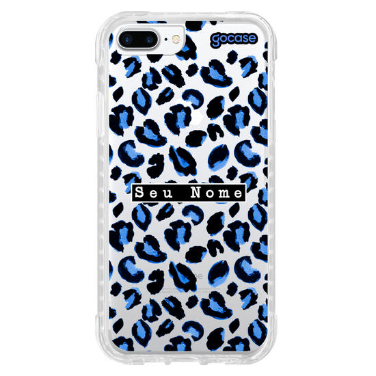 Capinha para celular Animal Print - Azul