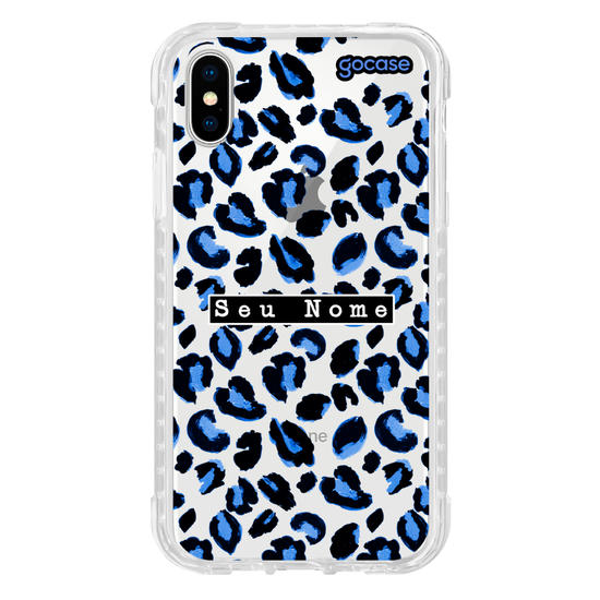 Capinha para celular Animal Print - Azul