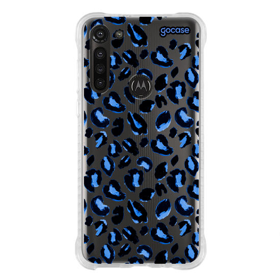Capinha para celular Animal Print - Azul
