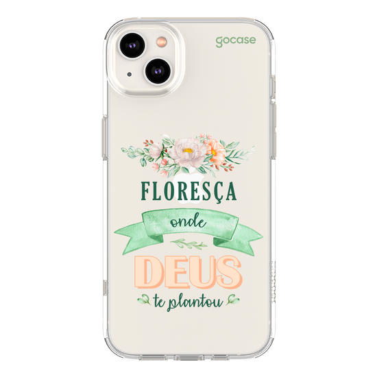 Capinha para celular  Floresça onde Deus Te Plantou