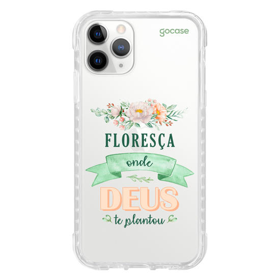 Capinha para celular  Floresça onde Deus Te Plantou