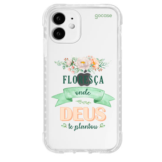 Capinha para celular  Floresça onde Deus Te Plantou