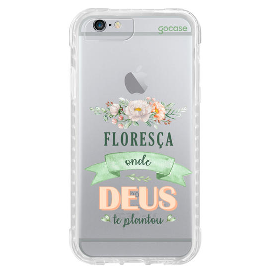 Capinha para celular  Floresça onde Deus Te Plantou