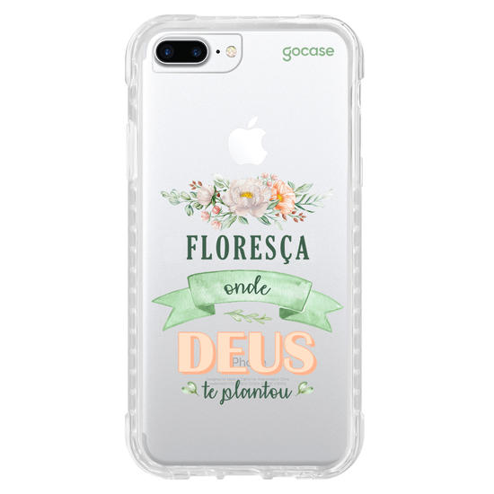 Capinha para celular  Floresça onde Deus Te Plantou