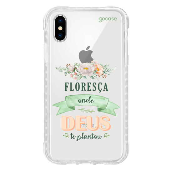 Capinha para celular  Floresça onde Deus Te Plantou
