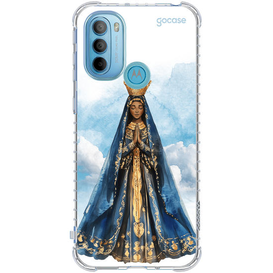 Capinha para celular  N.Sra. Aparecida Aquarelada
