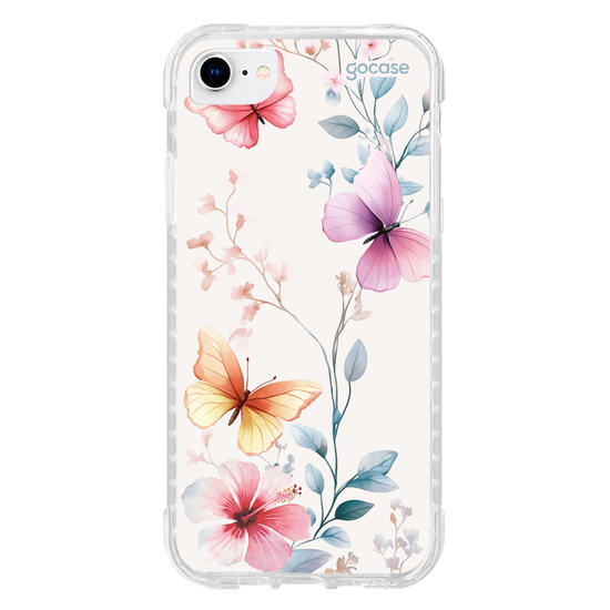 Capinha para celular  Aquarela Brisa Floral