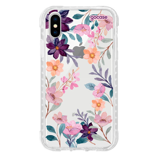 Capinha para celular  Aquarela Floral