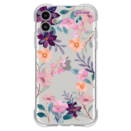 Capinha para celular  Aquarela Floral