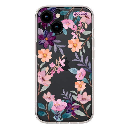 Capinha para celular  Aquarela Floral
