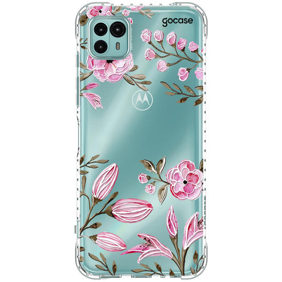 Capinha para celular Aquarela Floral Manuscrita