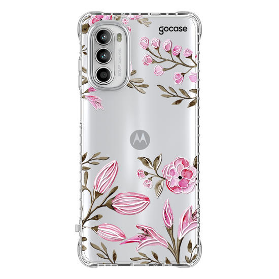 Capinha para celular Aquarela Floral Manuscrita