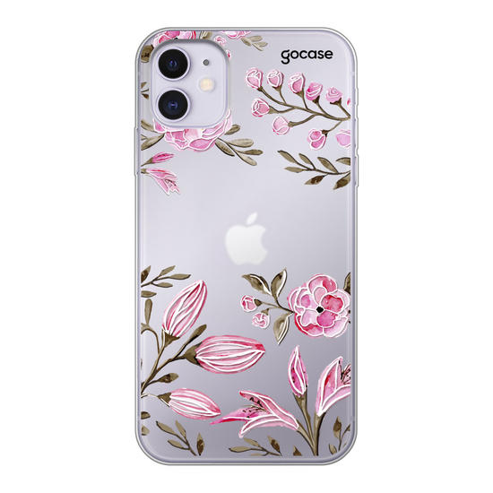 Watercolor Flowers Handwritten Phone Case