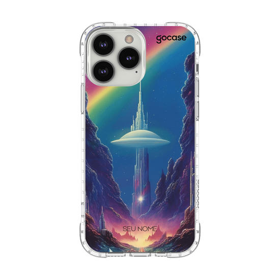 Capinha para celular Arco-Íris Cósmico