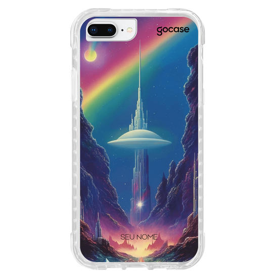 Capinha para celular Arco-Íris Cósmico