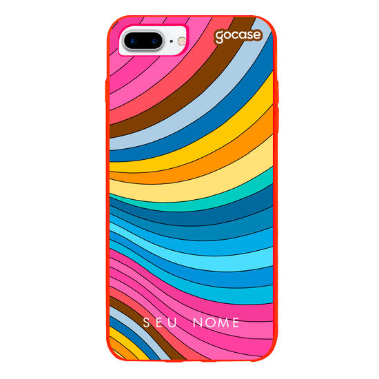 Capinha para celular Arco íris doce