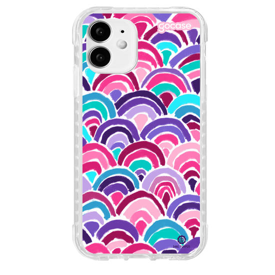 Capinha para celular Arco-íris Rosa