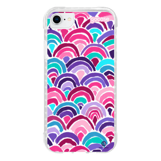 Capinha para celular Arco-íris Rosa